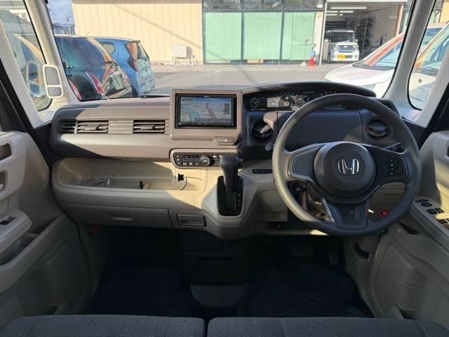 N-BOX G 社外SDナビ ETC スライドドア 横滑り防止 スマートキー プッシュスタート LEDヘッドライト ウィンカーミラー 社外14インチアルミホイール オートライト オートエアコン(2枚目)