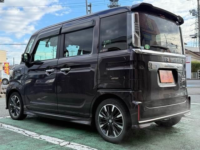 スペーシアカスタム ハイブリッドＸＳ　社外メモリナビ　スライドドア　シートヒーター　アイドリングストップ　プッシュスタート　スマートキー　横滑り防止　ＬＥＤヘッドライト　　フォグランプ　オートライト　オートエアコン　純正アルミホイール（20枚目）