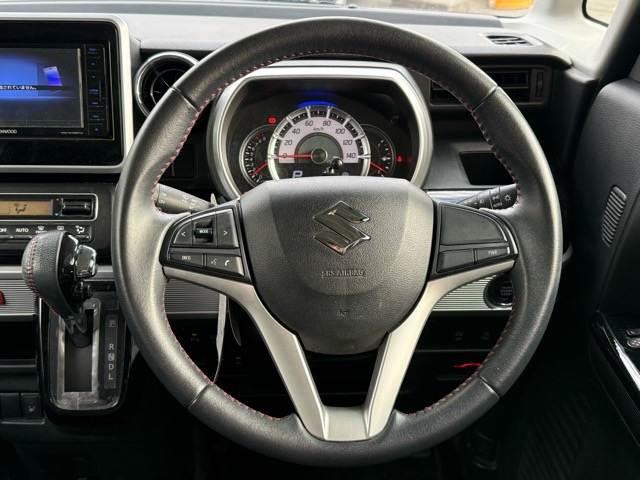 スペーシアカスタム ハイブリッドＸＳ　社外メモリナビ　スライドドア　シートヒーター　アイドリングストップ　プッシュスタート　スマートキー　横滑り防止　ＬＥＤヘッドライト　　フォグランプ　オートライト　オートエアコン　純正アルミホイール（23枚目）