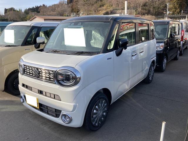 ワゴンＲスマイル ハイブリッドＸ　４ＷＤ　届け出済み未使用車　両側電動スライドドア　クリアランスソナー　レーンアシスト　衝突被害軽減システム　オートライト　ＬＥＤヘッドランプ　スマートキー　アイドリングストップ　電動格納ミラー（12枚目）