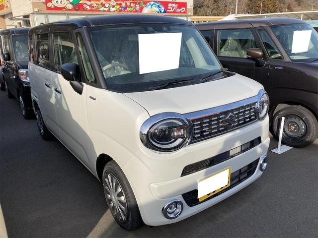ワゴンＲスマイル ハイブリッドＸ　４ＷＤ　届け出済み未使用車　両側電動スライドドア　クリアランスソナー　レーンアシスト　衝突被害軽減システム　オートライト　ＬＥＤヘッドランプ　スマートキー　アイドリングストップ　電動格納ミラー（15枚目）