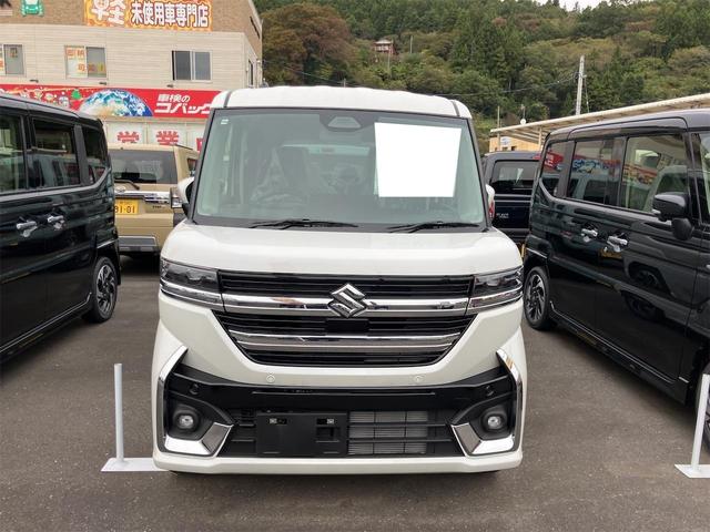 スペーシアカスタム ハイブリッドＸＳ　４ＷＤ　両側電動スライドドア　クリアランスソナー　オートクルーズコントロール　レーンアシスト　衝突被害軽減システム　ＬＥＤヘッドランプ　スマートキー　アイドリングストップ　電動格納ミラー（13枚目）