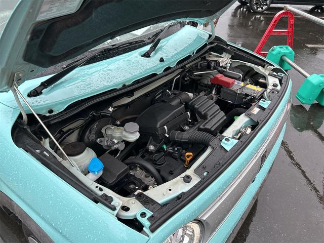 アルトラパン Ｓ　４ＷＤ　全周囲カメラ　ナビ　ＴＶ　衝突被害軽減システム　オートライト　ＨＩＤ　スマートキー　アイドリングストップ　電動格納ミラー　シートヒーター　ベンチシート　ＣＶＴ　盗難防止システム　ＡＢＳ　ＥＳＣ（24枚目）