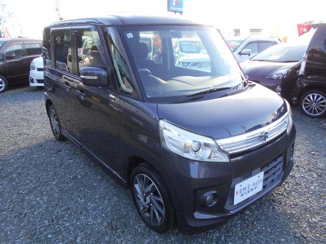 スペーシアカスタム TS 4WD ターボタイミングチェーンエンジンCVTオートマ 両面パワースライドドア ナビTVBluetoothオーディオBカメラ AAC シートヒーターシートリフター 純正エアロ HID 点検整備保証付(2枚目)