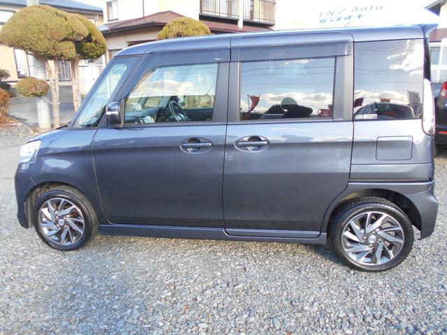 スペーシアカスタム TS 4WD ターボタイミングチェーンエンジンCVTオートマ 両面パワースライドドア ナビTVBluetoothオーディオBカメラ AAC シートヒーターシートリフター 純正エアロ HID 点検整備保証付(6枚目)