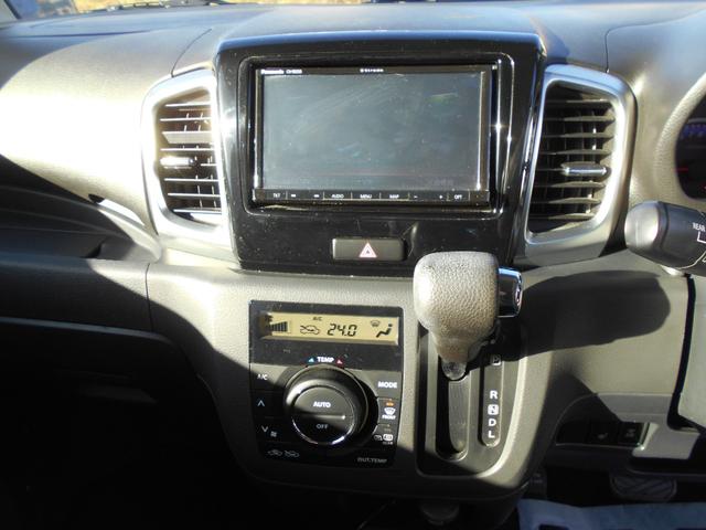 スペーシアカスタム TS 4WD ターボタイミングチェーンエンジンCVTオートマ 両面パワースライドドア ナビTVBluetoothオーディオBカメラ AAC シートヒーターシートリフター 純正エアロ HID 点検整備保証付(17枚目)