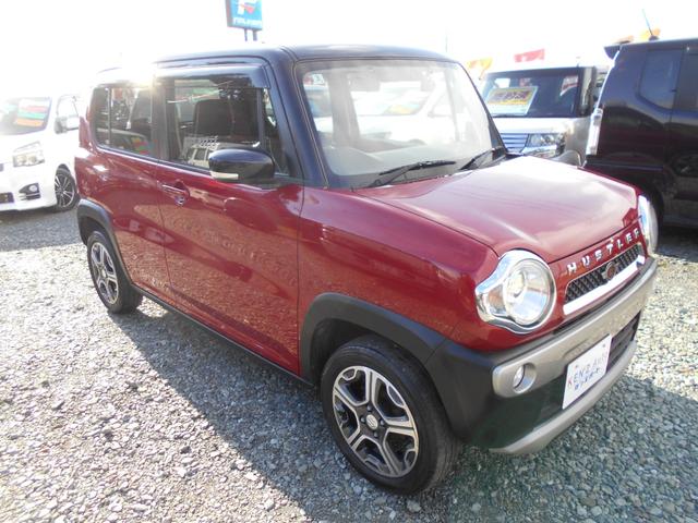 ハスラー JスタイルII 4WD レーダーブレーキサポート アクセル踏み間違い防止装置 ダウンヒルアシストコントロール 横滑り防止装置 レーンアシスト プッシュスタート HID AAC ナビTVBカメラ 点検整備保証付(2枚目)