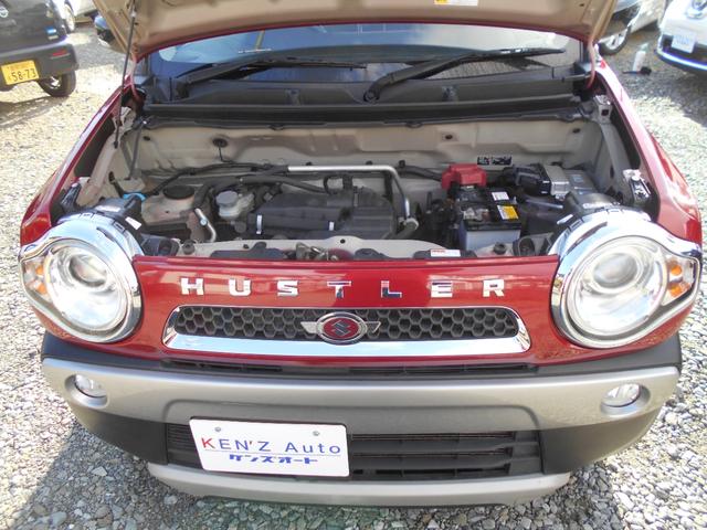 ハスラー JスタイルII 4WD レーダーブレーキサポート アクセル踏み間違い防止装置 ダウンヒルアシストコントロール 横滑り防止装置 レーンアシスト プッシュスタート HID AAC ナビTVBカメラ 点検整備保証付(7枚目)