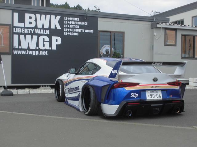 スープラ ＲＺ　ＲＺ（２名）　ＬＢ　ＷＯＲＫＳ　ＴＯＹＯＴＡ　ＳＵＰＲＡ　Ａ９０　ｂｏｄｙ　Ｋｉｔ　エアフォース　エアサス　ＬＤ９７ＦＧ　ラッピング　車幅エアサス公認（14枚目）