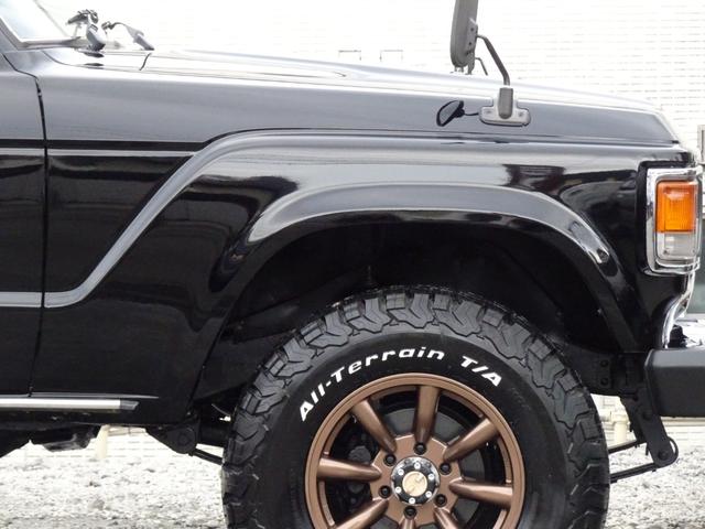 ランドクルーザー60 GX平屋根観音扉5速MTFJ62V新品鍛造17インチホイール新品BFグッドリッチATタイヤ新品グリル新品フロントバンパー新品リアバンパー新品ヘッドライト新品楽々ナビのディスプレイオーディオ西日本仕入(42枚目)