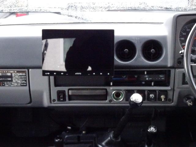 ランドクルーザー60 GX平屋根観音扉5速MTFJ62V新品鍛造17インチホイール新品BFグッドリッチATタイヤ新品グリル新品フロントバンパー新品リアバンパー新品ヘッドライト新品楽々ナビのディスプレイオーディオ西日本仕入(49枚目)