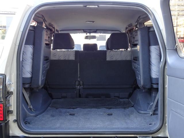 ランドクルーザープラド TX 後期型丸目換装クラシックコンプリートオプションリアデフロック新品BFグッドリッチタイヤ新品オレンジコーナーレンズ新品LEDテール2インチリフトアップ8人乗りクリスタルヘッドライト西日本仕入(22枚目)