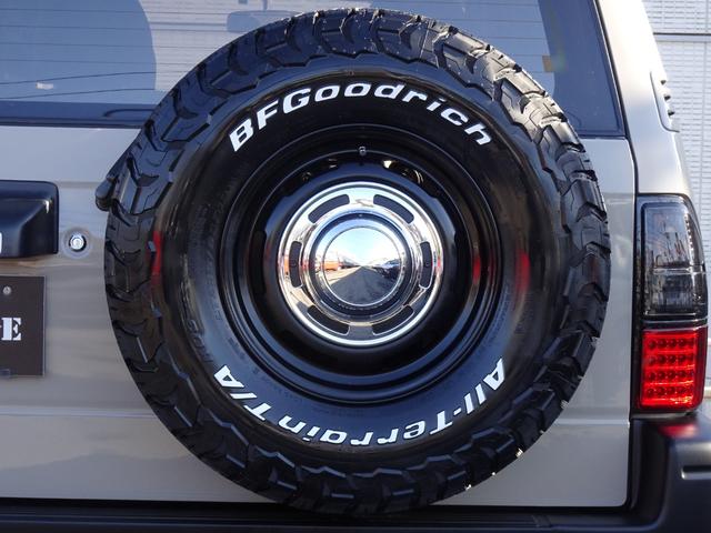 ランドクルーザープラド TX 後期型丸目換装クラシックコンプリートオプションリアデフロック新品BFグッドリッチタイヤ新品オレンジコーナーレンズ新品LEDテール2インチリフトアップ8人乗りクリスタルヘッドライト西日本仕入(41枚目)