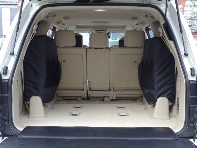 ランドクルーザー ＺＸ　後期型モデリスタスポイラーサンルーフレザーシート純正ナビバックカメラＥＴＣ純正エンジンスターターフォグランプリアルーフスポイラースマートキーウッドハンドル（53枚目）