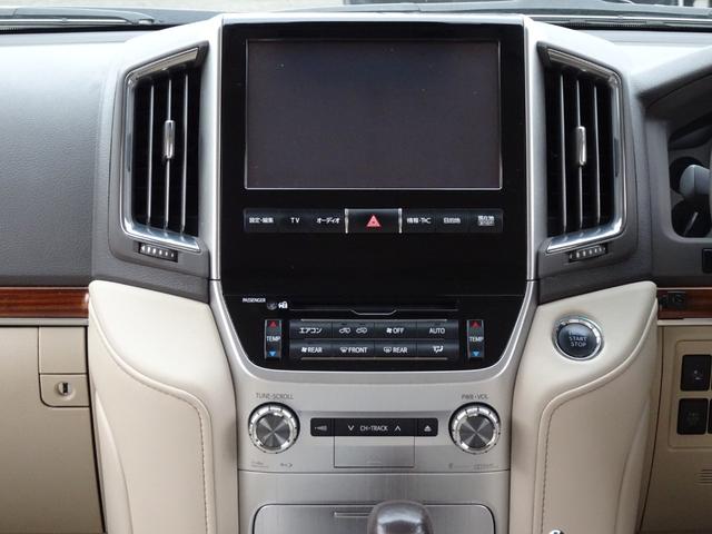 ランドクルーザー ＺＸ　後期型モデリスタスポイラーサンルーフレザーシート純正ナビバックカメラＥＴＣ純正エンジンスターターフォグランプリアルーフスポイラースマートキーウッドハンドル（56枚目）