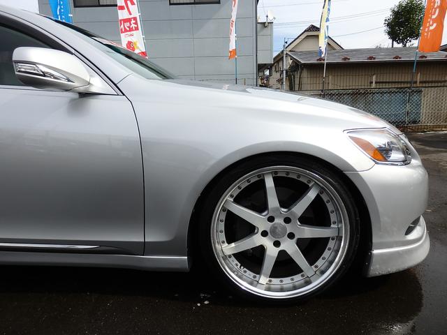GS450h 車高調・テイン マフラー・SURUGASPEED 社外リアアッパーアーム ワーク20インチ 革パワーシート シートAC HDDナビフルセグTV CDMD HID バックカメラ ETC スマートキー(35枚目)