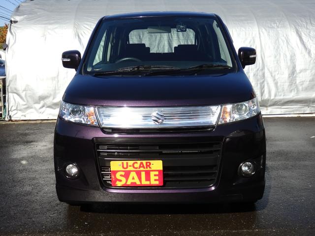 ワゴンＲスティングレー ＴＳ　ＨＩＤヘッドライト　スマートキーＰスタートナビフルセグＴＶ　ＵＳＢ接続ＣＤＤＶＤ再生　ステアリングスイッチパドルシフト新品Ｂカメラ新品前後ドラレコＥＴＣ　純正室内イルミライトアルミ付夏冬タイヤセット付（3枚目）