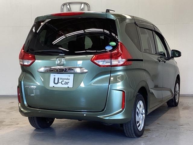 フリード G・ホンダセンシング 光触媒抗菌消臭施工済 ドラレコ ナビ リア席モニター シートヒーター ETC フルタイム4WD スマートキー&プッシュスタート 横滑り防止 地デジ ドライブレコーダー イモビライザー Aストップ(3枚目)