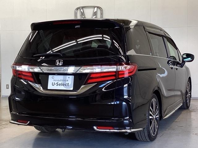 オデッセイ アブソルート・ＥＸ　光触媒抗菌消臭施工済　エンジンスターター　ナビ　オットマン　ＥＴＣ　ＭＴモード　バックモニター　ＷＡＣ　スマ－トキ－　セキュリティーアラーム　３列シート　ＤＶＤ再生　オートクルーズコントロール　ＡＢＳ（3枚目）
