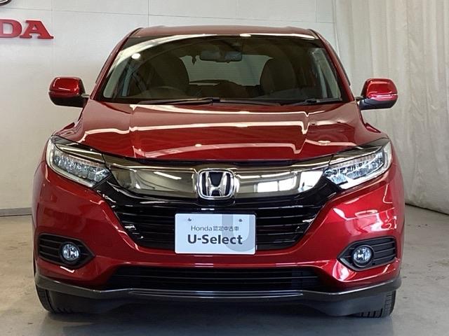 ヴェゼル ハイブリッドＸ・ホンダセンシング　光触媒抗菌消臭施工済　ドラレコ前後　ナビ　ＥＴＣ　ＭＴモード　地デジ　Ａクルーズ　Ｂモニ　スマキー　オートエアコン　ＶＳＡ　ＬＥＤヘッドライト　カーテンエアバッグ　ドライブレコーダー装着車　ＡＢＳ（2枚目）