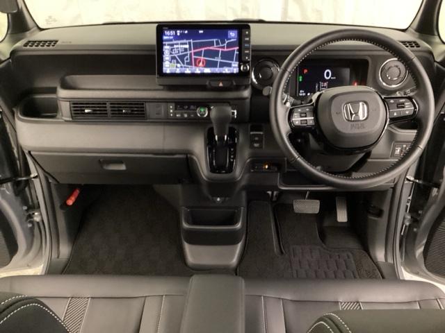 Ｎ－ＢＯＸカスタム ターボコーディネートスタイル　中古スタッドレスタイヤ、純正メモリーナビ、ドライブレコーダー前後装着＋ＥＴＣ付　当社デモカー　サイドエアバッグ　ＬＥＤライト　前席シートヒーター　フルセグＴＶ　スマキー　ＤＶＤ　ＶＳＡ　ベンチシート（7枚目）