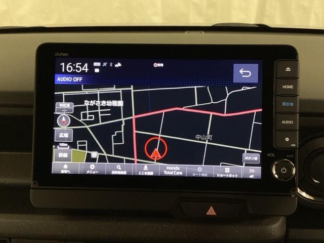 Ｎ－ＢＯＸカスタム ターボコーディネートスタイル　中古スタッドレスタイヤ、純正メモリーナビ、ドライブレコーダー前後装着＋ＥＴＣ付　当社デモカー　サイドエアバッグ　ＬＥＤライト　前席シートヒーター　フルセグＴＶ　スマキー　ＤＶＤ　ＶＳＡ　ベンチシート（9枚目）