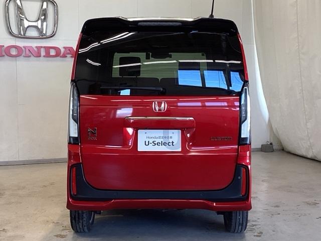 Ｎ－ＢＯＸカスタム ターボコーディネートスタイル　中古スタッドレスタイヤ、純正メモリーナビ、ドライブレコーダー前後装着＋ＥＴＣ付　当社デモカー　サイドエアバッグ　ＬＥＤライト　前席シートヒーター　フルセグＴＶ　スマキー　ＤＶＤ　ＶＳＡ　ベンチシート（6枚目）