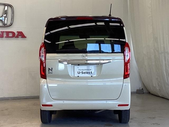 Ｎ－ＢＯＸ Ｌ・ターボ　光触媒抗菌消臭施工済　エンジンスターター　障害物センサー　ドラレコ前後　ナビ　シートヒーター　ＭＴモード　ＤＶＤ再生　ＶＳＡ　ＬＥＤライト　クリアランスソナー　Ｂカメラ　両側パワースライドドア　４ＷＤ（4枚目）
