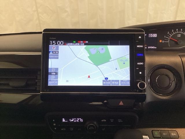 Ｎ－ＢＯＸ Ｌ・ターボ　光触媒抗菌消臭施工済　エンジンスターター　障害物センサー　ドラレコ前後　ナビ　シートヒーター　ＭＴモード　ＤＶＤ再生　ＶＳＡ　ＬＥＤライト　クリアランスソナー　Ｂカメラ　両側パワースライドドア　４ＷＤ（6枚目）