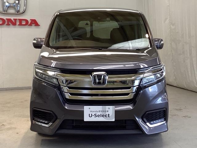 ステップワゴンスパーダ スパーダホンダセンシング　光触媒抗菌消臭施工済　ドラレコ前後　全周囲カメラ　ナビ　ＭＴモード　ＥＴＣ　横滑り防止機能　マルチビューカメラ　サイドエアバッグ　パークアシスト　ＵＳＢ　フルセグテレビ　ターボ車　アイドリングＳＴＯＰ（2枚目）
