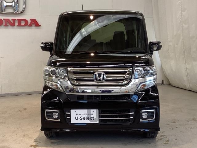 Ｎ－ＢＯＸカスタム ＧターボＳＳパッケージ　光触媒抗菌消臭施工済　ナビ　シートヒーター　ＭＴモード　ＥＴＣ　ＥＣＯＮ　Ｂモニター　スマートエントリー　ＶＳＡ　盗難防止システム　ＡＡＣ　オートクルーズコントロール　サイドカーテンエアバック　ＤＶＤ（2枚目）