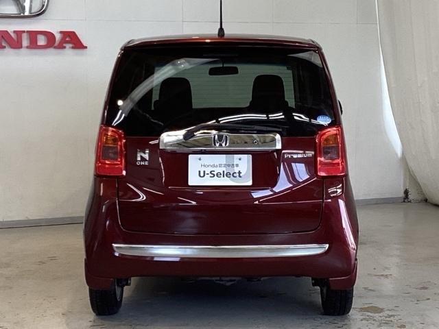 Ｎ－ＯＮＥ プレミアム・Ｌパッケージ　光触媒抗菌消臭施工済　ディスプレイオーディオ　盗難防止装置　パワーウィンドウ　エアバック　パワーステアリング　フルタイム４ＷＤ　エアコン　横滑防止　Ｂカメ　ＡＢＳ　アイドリングストップ　ベンチシート（4枚目）