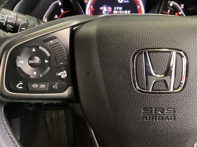 シビック ハッチバック 光触媒抗菌消臭施工済 ナビ シートヒーター MTモード ETC 追突軽減ブレーキ 盗難防止装置 Bモニター 横滑防止 LEDライト フルセグTV スマートキー AAC サイドカーテンエアバック ABS(12枚目)