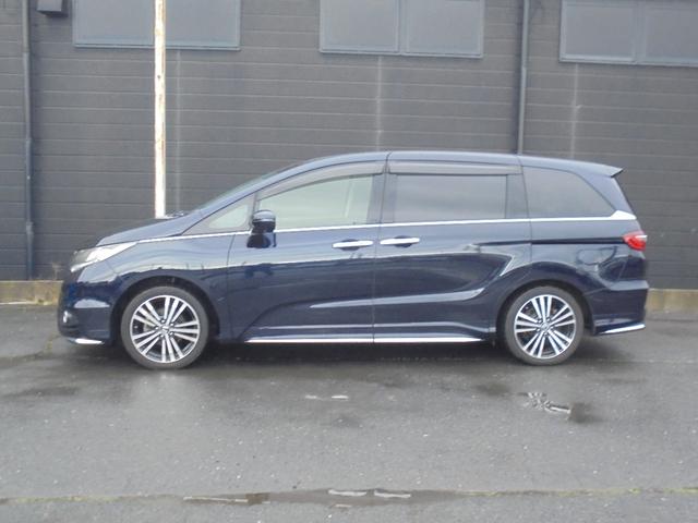 オデッセイ アブソルート・ＥＸ　７人乗り　純正ナビＴＶバックカメラ　ＥＴＣ前後ドラレコ　両側パワースライド　ハーフレザー運パワーシート　２列目オットマン　オートクルーズ　衝突被害軽減ブレーキ　　ＬＥＤライト　フォグ　純正エアロ（3枚目）