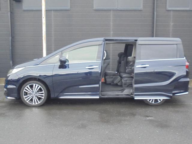 オデッセイ アブソルート・ＥＸ　７人乗り　純正ナビＴＶバックカメラ　ＥＴＣ前後ドラレコ　両側パワースライド　ハーフレザー運パワーシート　２列目オットマン　オートクルーズ　衝突被害軽減ブレーキ　　ＬＥＤライト　フォグ　純正エアロ（4枚目）