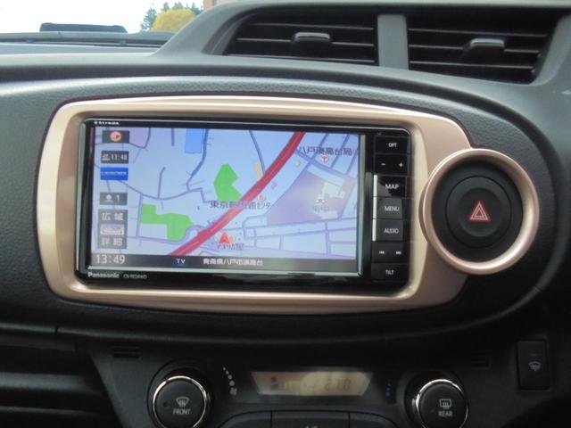 ヴィッツ Ｆ　シエル　４ＷＤ　ナビＴＶバックモニター　エンジンスタータ（10枚目）