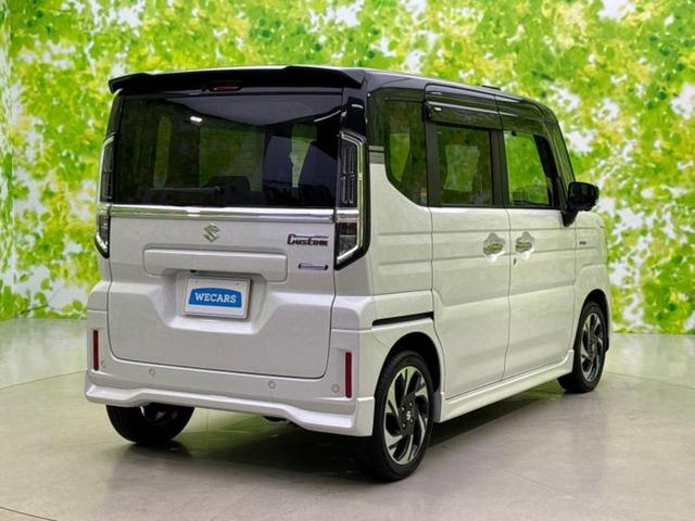 スペーシアカスタム 4WDハイブリッドXSターボ 保証書/純正 9インチ メモリーナビ/セーフティサポート(スズキ)/両側電動スライドドア/シートヒーター 前席/全方位モニター/車線逸脱防止支援システム/ドライブレコーダー 前後 ターボ 全周囲カメラ(3枚目)
