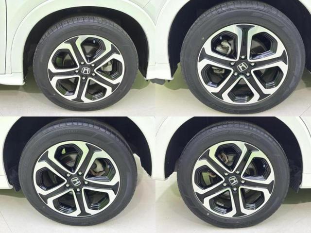 ヴェゼル ハイブリッドＺ・ホンダセンシング　新品タイヤ／純正　ＳＤナビ／シートヒーター／シート　ハーフレザー／Ｂｌｕｅｔｏｏｔｈ接続／ＥＴＣ／ＥＢＤ付ＡＢＳ／横滑り防止装置／アイドリングストップ／バックモニター／地上波デジタルチューナー（50枚目）