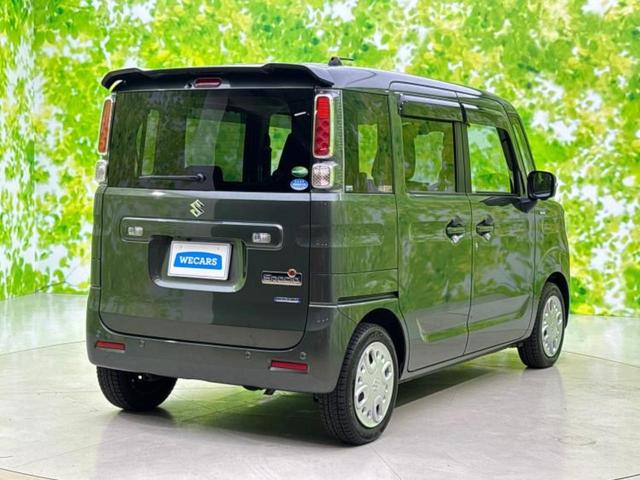 スペーシア 4WDハイブリッドX 新品タイヤ/保証書/純正 8インチ SDナビ/デュアルカメラブレーキサポート(スズキ)/両側電動スライドドア/シートヒーター/全方位モニター用カメラ/車線逸脱防止支援システム 全周囲カメラ 4WD(3枚目)