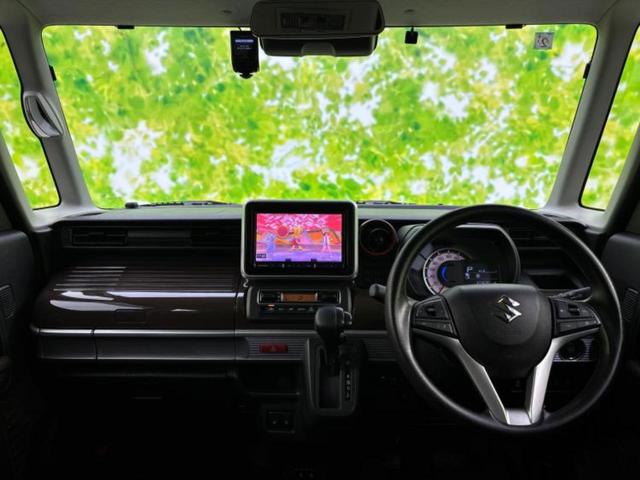 スペーシア 4WDハイブリッドX 新品タイヤ/保証書/純正 8インチ SDナビ/デュアルカメラブレーキサポート(スズキ)/両側電動スライドドア/シートヒーター/全方位モニター用カメラ/車線逸脱防止支援システム 全周囲カメラ 4WD(4枚目)