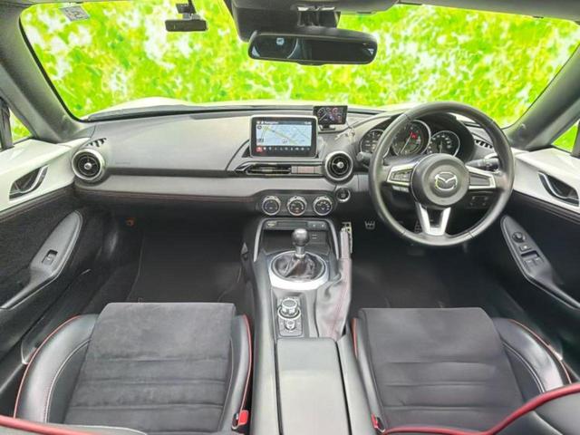 ロードスターRF RS BOSE/保証書/純正 SDナビ/シートヒーター/車線逸脱防止支援システム/シート ハーフレザー/ヘッドランプ LED/ETC/EBD付ABS/横滑り防止装置/アイドリングストップ LEDヘッドランプ(4枚目)