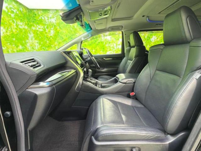 アルファード S Cパッケージ 新品タイヤ/サンルーフ/保証書/純正 10インチ SDナビ/フリップダウンモニター/両側電動スライドドア/シート フルレザー/電動バックドア/ヘッドランプ LED/ETC/EBD付ABS 革シート(6枚目)