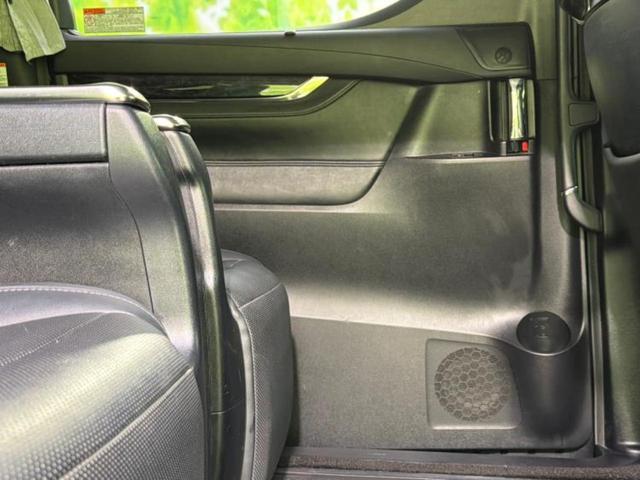 アルファード S Cパッケージ 新品タイヤ/サンルーフ/保証書/純正 10インチ SDナビ/フリップダウンモニター/両側電動スライドドア/シート フルレザー/電動バックドア/ヘッドランプ LED/ETC/EBD付ABS 革シート(24枚目)