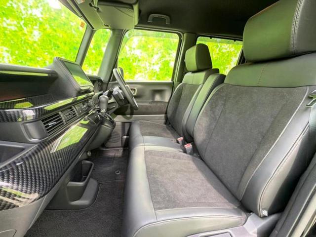 Ｎ－ＢＯＸカスタム ターボ　保証書／純正　８インチ　ＳＤナビ／両側電動スライドドア／シートヒーター／車線逸脱防止支援システム／シート　ハーフレザー／ドライブレコーダー　前後／ヘッドランプ　ＬＥＤ／ＥＴＣ／ＥＢＤ付ＡＢＳ　禁煙車（6枚目）