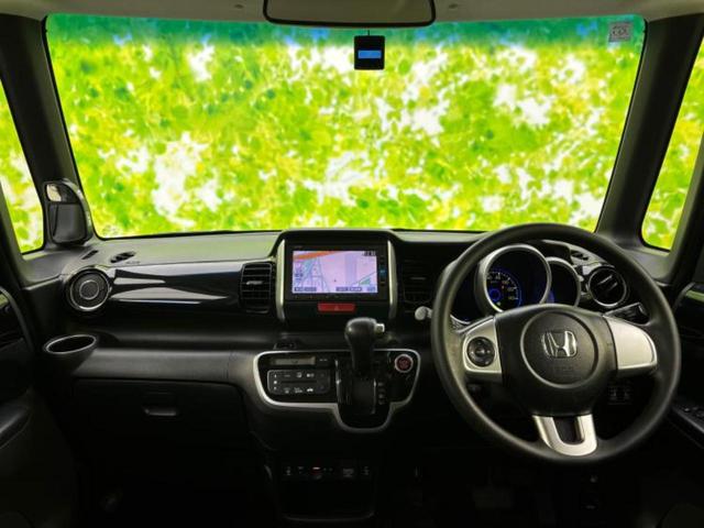 Ｎ－ＢＯＸカスタム ４ＷＤ　ＳＳパッケージ　純正　ＳＤナビ／両側電動スライドドア／シートヒーター／ＥＴＣ／ＥＢＤ付ＡＢＳ／横滑り防止装置／アイドリングストップ／フルセグＴＶ／エアバッグ　運転席／エアバッグ　助手席　ワンオーナー　４ＷＤ（4枚目）