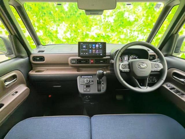 ムーヴキャンバス ４ＷＤセオリーＧターボ　保証書／ディスプレイオーディオ９インチ／スマートアシスト（トヨタ・ダイハツ）／両側電動スライドドア／シートヒーター　前席／パノラマモニター／車線逸脱防止支援システム／ヘッドランプ　ＬＥＤ　ターボ（4枚目）