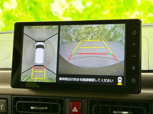 ムーヴキャンバス ４ＷＤセオリーＧターボ　保証書／ディスプレイオーディオ９インチ／スマートアシスト（トヨタ・ダイハツ）／両側電動スライドドア／シートヒーター　前席／パノラマモニター／車線逸脱防止支援システム／ヘッドランプ　ＬＥＤ　ターボ（10枚目）