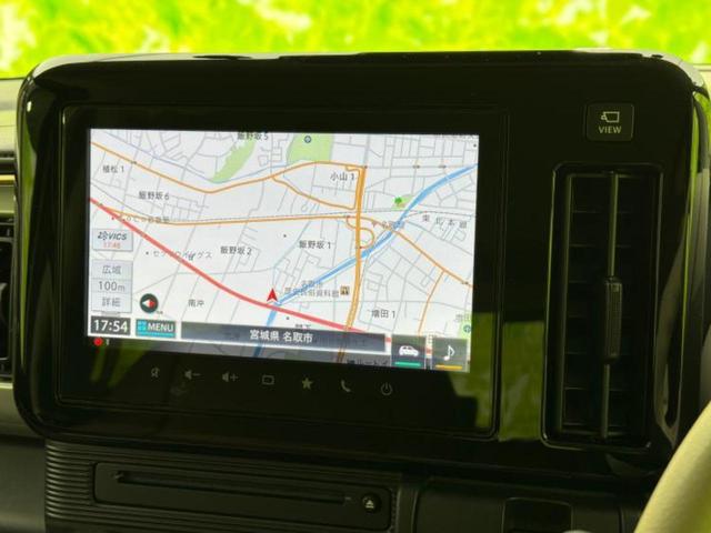 ワゴンRスマイル 4WDハイブリッドX 保証書/純正 SDナビ/衝突安全装置/両側電動スライドドア/シートヒーター/車線逸脱防止支援システム/ヘッドランプ LED/EBD付ABS/横滑り防止装置/アイドリングストップ/フルセグTV 4WD(9枚目)