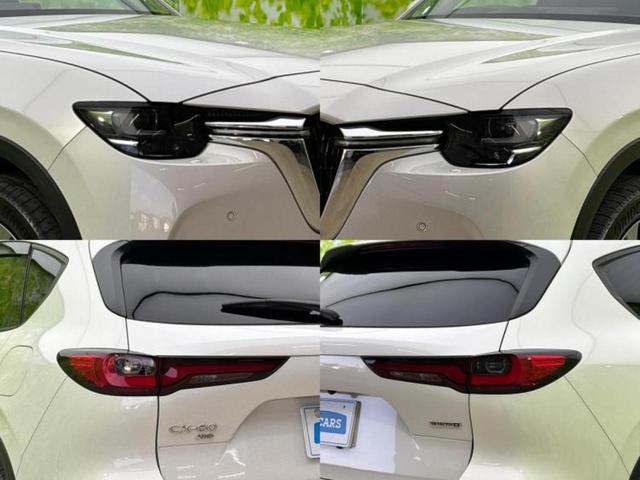 ＣＸ－６０ ４ＷＤ　ＸＤ　Ｌパッケージ　新品タイヤ／ＢＯＳＥ／保証書／ディスプレイオーディオ１２．３インチ／衝突安全装置／シートヒーター／全方位モニター／車線逸脱防止支援システム／シート　ハーフレザー／電動バックドア　ターボ　全周囲カメラ（50枚目）