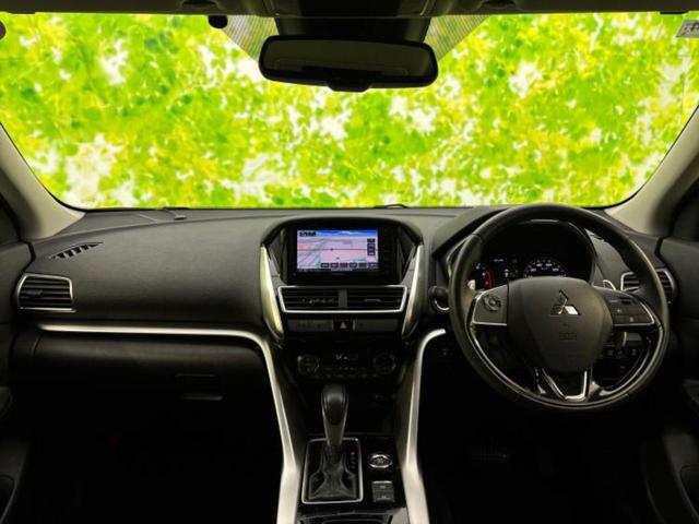 エクリプスクロス ４ＷＤ　Ｇ　新品タイヤ／保証書／社外　ＳＤナビ／衝突安全装置／車線逸脱防止支援システム／ヘッドランプ　ＬＥＤ／Ｂｌｕｅｔｏｏｔｈ接続／ＥＴＣ／ＥＢＤ付ＡＢＳ／横滑り防止装置／アイドリングストップ　バックカメラ（4枚目）